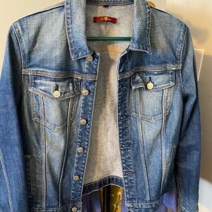 7 for all mankind denim jacket